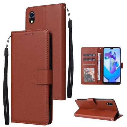 Multifunctional Horizontal Flip Leather Case with Three Card Slot, For OPPO A37, For vivo Y31, For vivo Y91C / Y1s