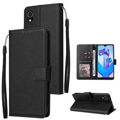 Multifunctional Horizontal Flip Leather Case with Three Card Slot, For OPPO A37, For vivo Y31, For vivo Y91C / Y1s