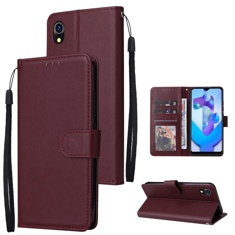 Multifunctional Horizontal Flip Leather Case with Three Card Slot, For OPPO A37, For vivo Y31, For vivo Y91C / Y1s