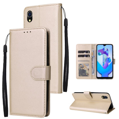 Multifunctional Horizontal Flip Leather Case with Three Card Slot, For OPPO A37, For vivo Y31, For vivo Y91C / Y1s