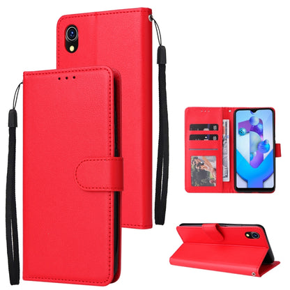 Multifunctional Horizontal Flip Leather Case with Three Card Slot, For OPPO A37, For vivo Y31, For vivo Y91C / Y1s