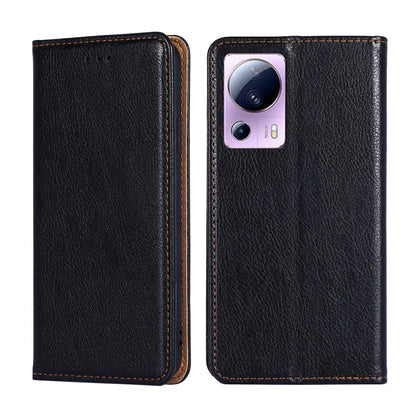 Gloss Oil Solid Color Magnetic Leather Phone Case, For Xiaomi Civi 2 5G, For Xiaomi Poco M5 4G