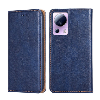 Gloss Oil Solid Color Magnetic Leather Phone Case, For Xiaomi Civi 2 5G, For Xiaomi Poco M5 4G