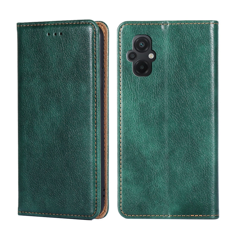 Gloss Oil Solid Color Magnetic Leather Phone Case, For Xiaomi Civi 2 5G, For Xiaomi Poco M5 4G