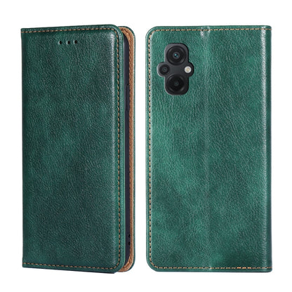 Gloss Oil Solid Color Magnetic Leather Phone Case, For Xiaomi Civi 2 5G, For Xiaomi Poco M5 4G
