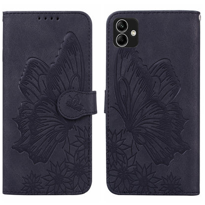 Retro Skin Feel Butterflies Embossing Horizontal Flip Leather Phone Case, For Samsung Galaxy A04, For Samsung Galaxy A14 5G, For Samsung Galaxy A23E, For Samsung Galaxy S23 5G