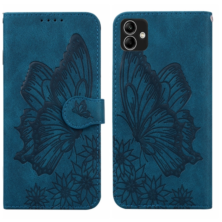Retro Skin Feel Butterflies Embossing Horizontal Flip Leather Phone Case, For Samsung Galaxy A04, For Samsung Galaxy A14 5G, For Samsung Galaxy A23E, For Samsung Galaxy S23 5G