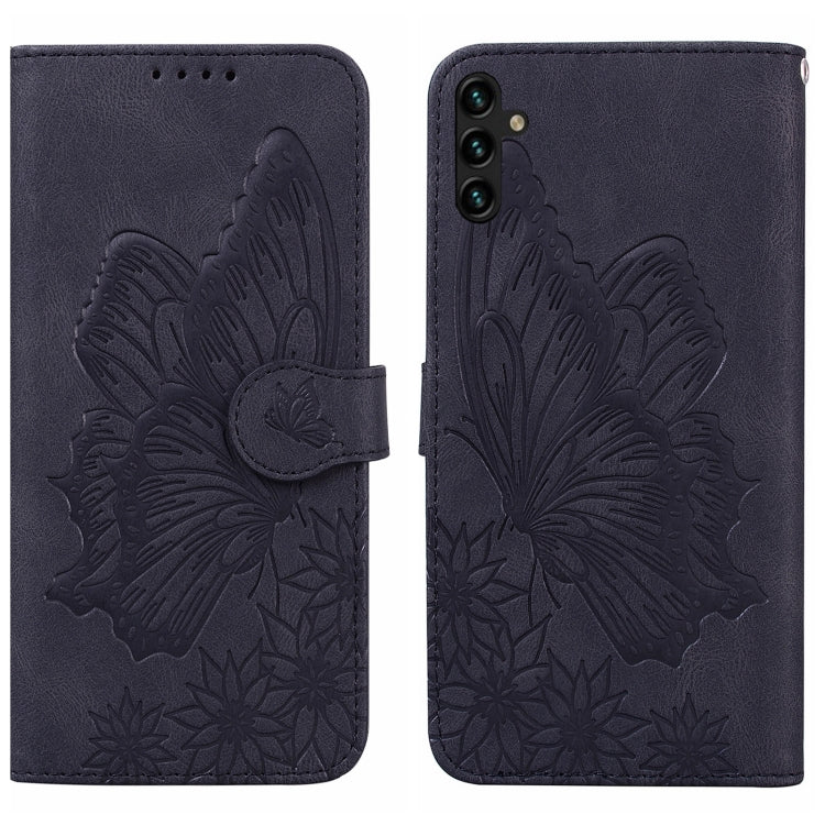 Retro Skin Feel Butterflies Embossing Horizontal Flip Leather Phone Case, For Samsung Galaxy A04, For Samsung Galaxy A14 5G, For Samsung Galaxy A23E, For Samsung Galaxy S23 5G