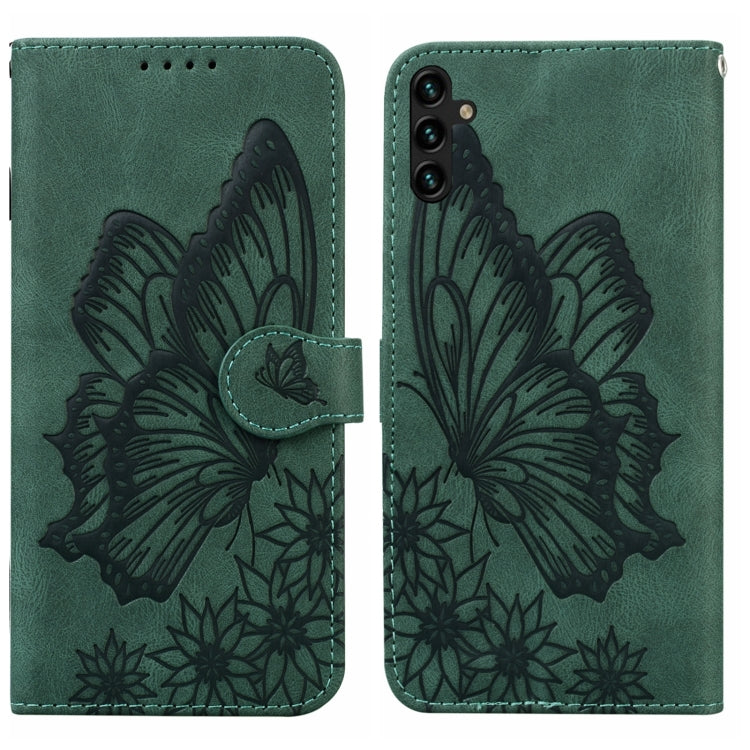 Retro Skin Feel Butterflies Embossing Horizontal Flip Leather Phone Case, For Samsung Galaxy A04, For Samsung Galaxy A14 5G, For Samsung Galaxy A23E, For Samsung Galaxy S23 5G