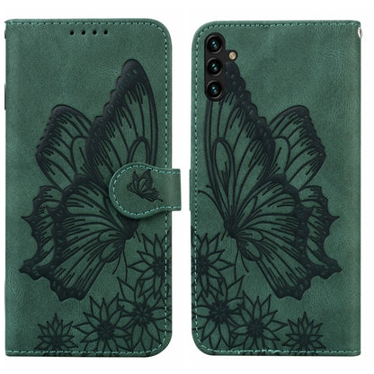 Retro Skin Feel Butterflies Embossing Horizontal Flip Leather Phone Case, For Samsung Galaxy A04, For Samsung Galaxy A14 5G, For Samsung Galaxy A23E, For Samsung Galaxy S23 5G