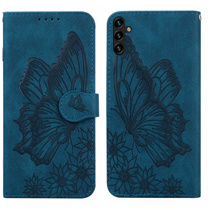 Retro Skin Feel Butterflies Embossing Horizontal Flip Leather Phone Case, For Samsung Galaxy A04, For Samsung Galaxy A14 5G, For Samsung Galaxy A23E, For Samsung Galaxy S23 5G