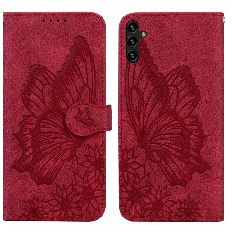 Retro Skin Feel Butterflies Embossing Horizontal Flip Leather Phone Case, For Samsung Galaxy A04, For Samsung Galaxy A14 5G, For Samsung Galaxy A23E, For Samsung Galaxy S23 5G