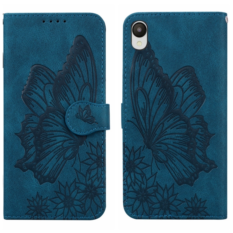 Retro Skin Feel Butterflies Embossing Horizontal Flip Leather Phone Case, For Samsung Galaxy A04, For Samsung Galaxy A14 5G, For Samsung Galaxy A23E, For Samsung Galaxy S23 5G