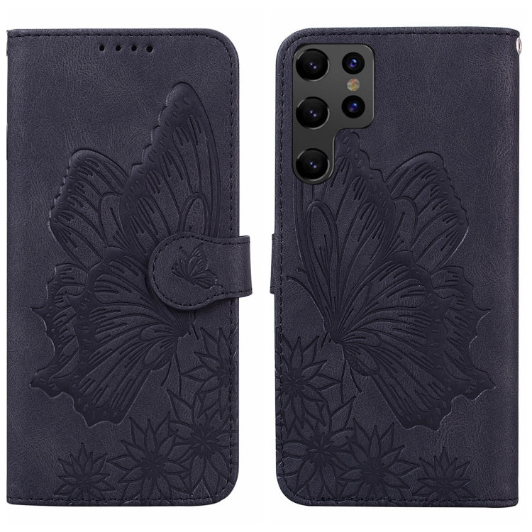 Retro Skin Feel Butterflies Embossing Horizontal Flip Leather Phone Case, For Samsung Galaxy S23+ 5G, For Samsung Galaxy S23 Ultra 5G, For OPPO A17, For OPPO A57 5G