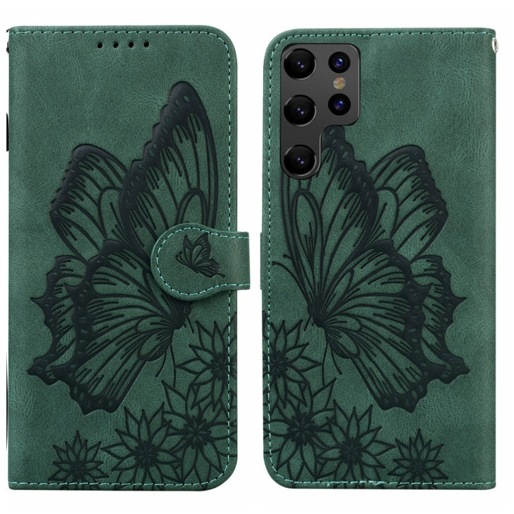 Retro Skin Feel Butterflies Embossing Horizontal Flip Leather Phone Case, For Samsung Galaxy S23+ 5G, For Samsung Galaxy S23 Ultra 5G, For OPPO A17, For OPPO A57 5G