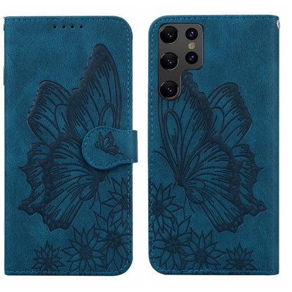 Retro Skin Feel Butterflies Embossing Horizontal Flip Leather Phone Case, For Samsung Galaxy S23+ 5G, For Samsung Galaxy S23 Ultra 5G, For OPPO A17, For OPPO A57 5G