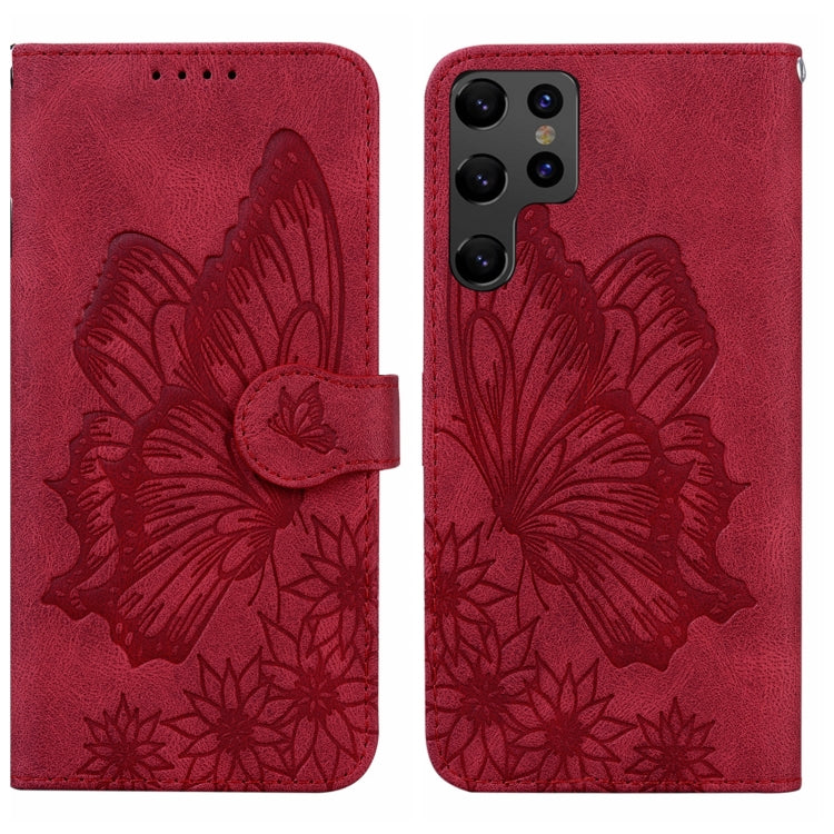 Retro Skin Feel Butterflies Embossing Horizontal Flip Leather Phone Case, For Samsung Galaxy S23+ 5G, For Samsung Galaxy S23 Ultra 5G, For OPPO A17, For OPPO A57 5G