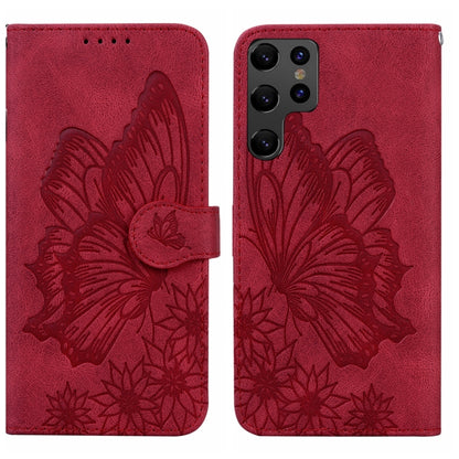 Retro Skin Feel Butterflies Embossing Horizontal Flip Leather Phone Case, For Samsung Galaxy S23+ 5G, For Samsung Galaxy S23 Ultra 5G, For OPPO A17, For OPPO A57 5G