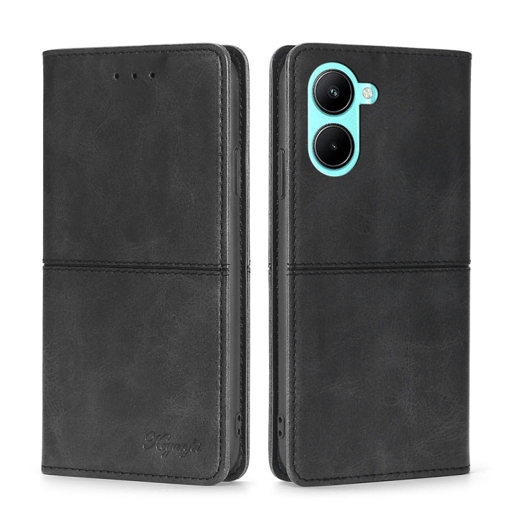Cow Texture Magnetic Leather Phone Case, For OPPO A17, For Realme C33 4G, For vivo T1 Snapdragon 680/iQOO Z6 44W, For vivo V25 5G/V25e 5G