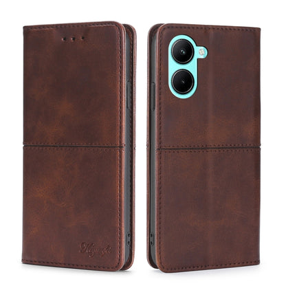 Cow Texture Magnetic Leather Phone Case, For OPPO A17, For Realme C33 4G, For vivo T1 Snapdragon 680/iQOO Z6 44W, For vivo V25 5G/V25e 5G