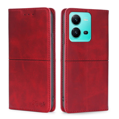 Cow Texture Magnetic Leather Phone Case, For OPPO A17, For Realme C33 4G, For vivo T1 Snapdragon 680/iQOO Z6 44W, For vivo V25 5G/V25e 5G