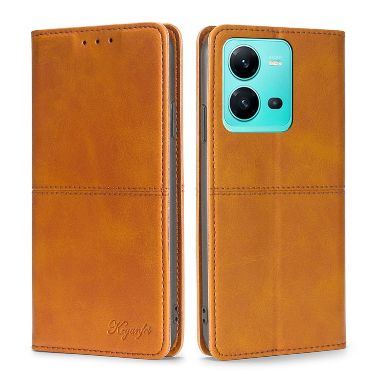 Cow Texture Magnetic Leather Phone Case, For OPPO A17, For Realme C33 4G, For vivo T1 Snapdragon 680/iQOO Z6 44W, For vivo V25 5G/V25e 5G