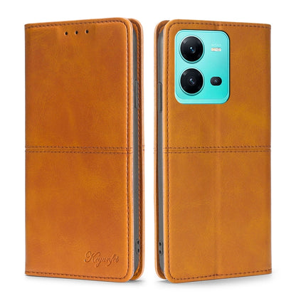 Cow Texture Magnetic Leather Phone Case, For OPPO A17, For Realme C33 4G, For vivo T1 Snapdragon 680/iQOO Z6 44W, For vivo V25 5G/V25e 5G