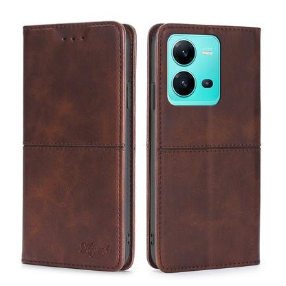 Cow Texture Magnetic Leather Phone Case, For OPPO A17, For Realme C33 4G, For vivo T1 Snapdragon 680/iQOO Z6 44W, For vivo V25 5G/V25e 5G