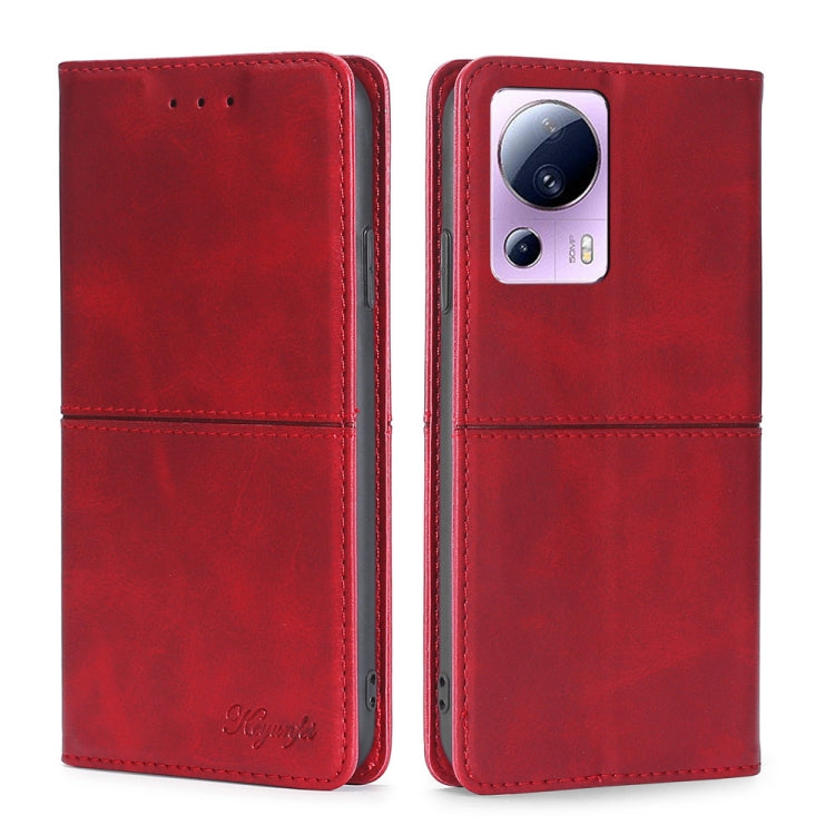 Cow Texture Magnetic Leather Phone Case, For vivo Y16 4G/Y02s 4G, For Xiaomi Civi 2 5G, For Xiaomi Poco M5 4G