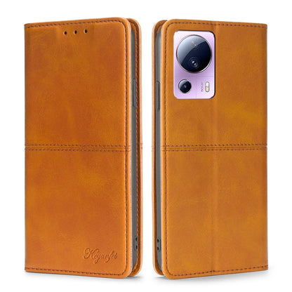 Cow Texture Magnetic Leather Phone Case, For vivo Y16 4G/Y02s 4G, For Xiaomi Civi 2 5G, For Xiaomi Poco M5 4G