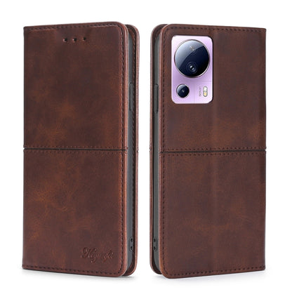 Cow Texture Magnetic Leather Phone Case, For vivo Y16 4G/Y02s 4G, For Xiaomi Civi 2 5G, For Xiaomi Poco M5 4G