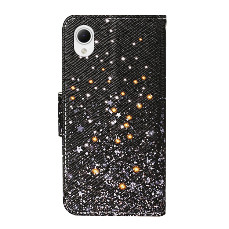 Colored Drawing Pattern Leather Phone Case, For Samsung Galaxy A23e