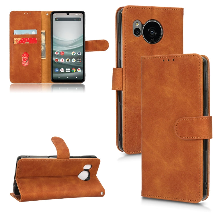 Skin Feel Magnetic Flip Leather Phone Case, For Infinix Note 10, For Motorola Moto G62 4G, For Sharp Aquos Sense 7 Plus, For OPPO A17