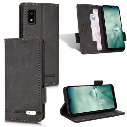 Magnetic Clasp Leather Phone Case, For OPPO A17, For Sharp Aquos Wish SHG06