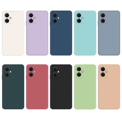 Imitation Liquid Silicone Straight Edge Phone Case, For Xiaomi Redmi Note 12 China, For Xiaomi Redmi Note 12 Pro 5G China, For Xiaomi Redmi Note 12 Pro 5G Global