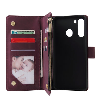 Multifunctional Horizontal Flip Leather Case, with Card Slot & Holder & Zipper Wallet & Photo Frame, For Samsung Galaxy A21, For Samsung Galaxy A41, For Samsung Galaxy A70S, For Samsung Galaxy Note10 Lite