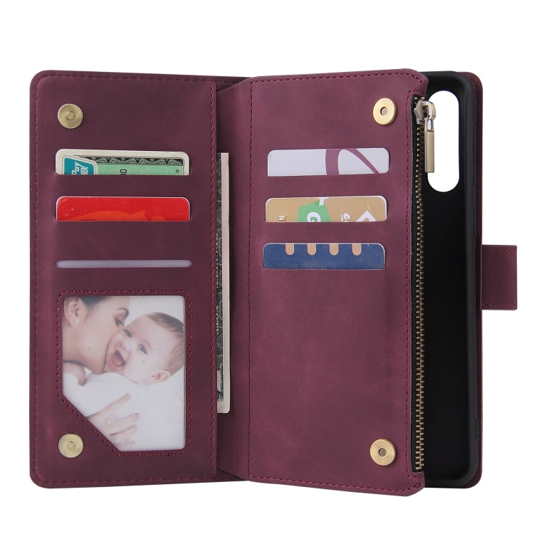 Multifunctional Horizontal Flip Leather Case, with Card Slot & Holder & Zipper Wallet & Photo Frame, For Samsung Galaxy A21, For Samsung Galaxy A41, For Samsung Galaxy A70S, For Samsung Galaxy Note10 Lite