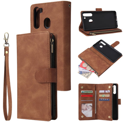 Multifunctional Horizontal Flip Leather Case, with Card Slot & Holder & Zipper Wallet & Photo Frame, For Samsung Galaxy A21, For Samsung Galaxy A41, For Samsung Galaxy A70S, For Samsung Galaxy Note10 Lite