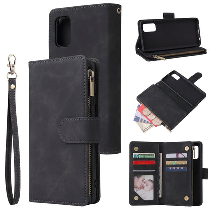 Multifunctional Horizontal Flip Leather Case, with Card Slot & Holder & Zipper Wallet & Photo Frame, For Samsung Galaxy A21, For Samsung Galaxy A41, For Samsung Galaxy A70S, For Samsung Galaxy Note10 Lite