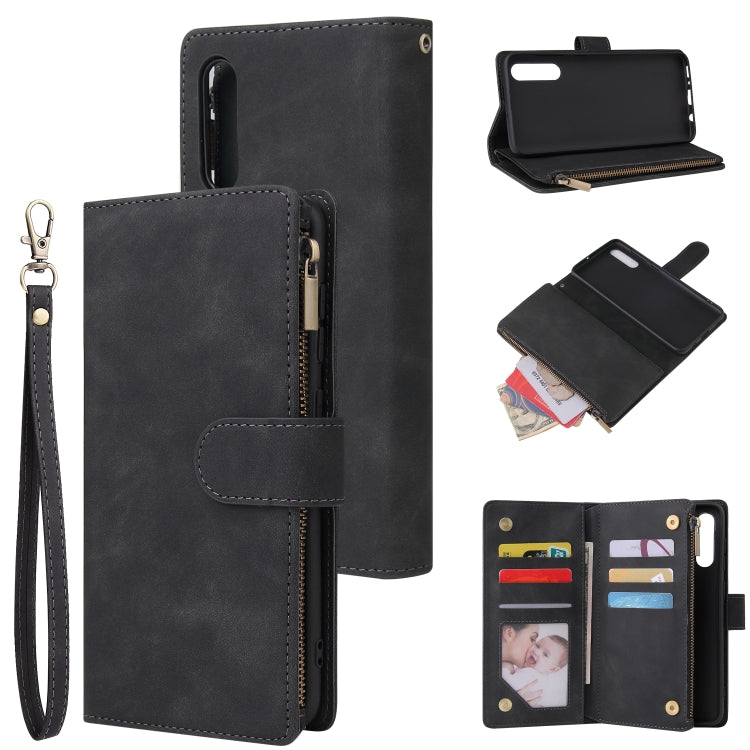 Multifunctional Horizontal Flip Leather Case, with Card Slot & Holder & Zipper Wallet & Photo Frame, For Samsung Galaxy A21, For Samsung Galaxy A41, For Samsung Galaxy A70S, For Samsung Galaxy Note10 Lite