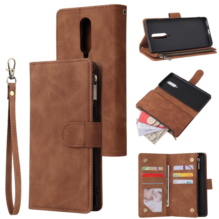 Multifunctional Horizontal Flip Leather Case, with Card Slot & Holder & Zipper Wallet & Photo Frame, For OnePlus 8, For OnePlus 8 Pro, For Huawei P40, For Huawei P40 Pro, For Huawei P40 Lite