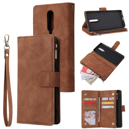 Multifunctional Horizontal Flip Leather Case, with Card Slot & Holder & Zipper Wallet & Photo Frame, For OnePlus 8, For OnePlus 8 Pro, For Huawei P40, For Huawei P40 Pro, For Huawei P40 Lite