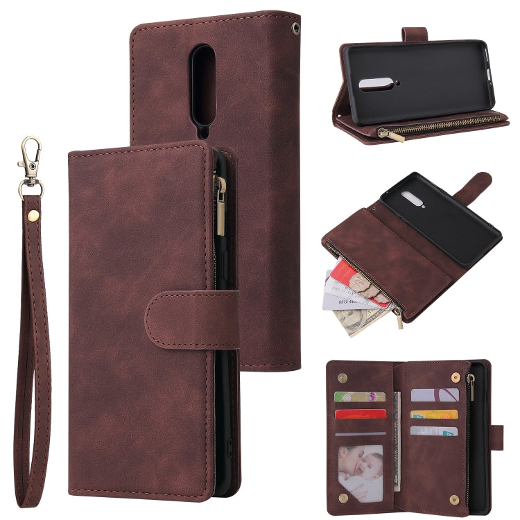 Multifunctional Horizontal Flip Leather Case, with Card Slot & Holder & Zipper Wallet & Photo Frame, For OnePlus 8, For OnePlus 8 Pro, For Huawei P40, For Huawei P40 Pro, For Huawei P40 Lite
