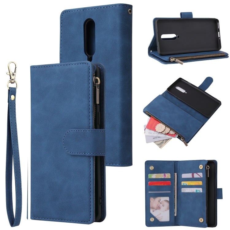 Multifunctional Horizontal Flip Leather Case, with Card Slot & Holder & Zipper Wallet & Photo Frame, For OnePlus 8, For OnePlus 8 Pro, For Huawei P40, For Huawei P40 Pro, For Huawei P40 Lite