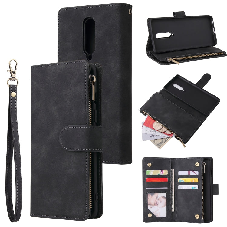 Multifunctional Horizontal Flip Leather Case, with Card Slot & Holder & Zipper Wallet & Photo Frame, For OnePlus 8, For OnePlus 8 Pro, For Huawei P40, For Huawei P40 Pro, For Huawei P40 Lite