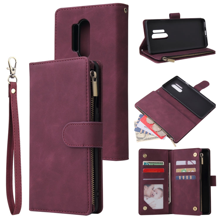 Multifunctional Horizontal Flip Leather Case, with Card Slot & Holder & Zipper Wallet & Photo Frame, For OnePlus 8, For OnePlus 8 Pro, For Huawei P40, For Huawei P40 Pro, For Huawei P40 Lite