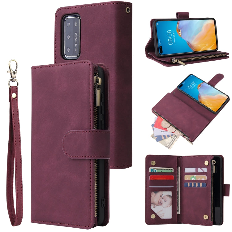 Multifunctional Horizontal Flip Leather Case, with Card Slot & Holder & Zipper Wallet & Photo Frame, For OnePlus 8, For OnePlus 8 Pro, For Huawei P40, For Huawei P40 Pro, For Huawei P40 Lite