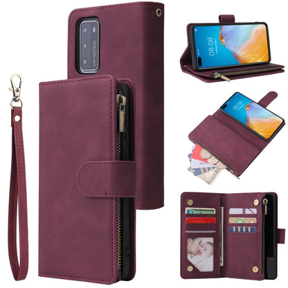 Multifunctional Horizontal Flip Leather Case, with Card Slot & Holder & Zipper Wallet & Photo Frame, For OnePlus 8, For OnePlus 8 Pro, For Huawei P40, For Huawei P40 Pro, For Huawei P40 Lite