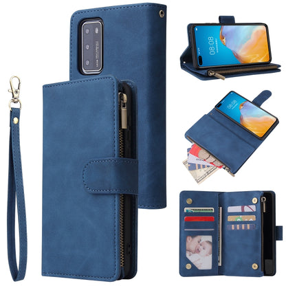 Multifunctional Horizontal Flip Leather Case, with Card Slot & Holder & Zipper Wallet & Photo Frame, For OnePlus 8, For OnePlus 8 Pro, For Huawei P40, For Huawei P40 Pro, For Huawei P40 Lite
