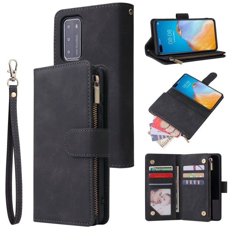 Multifunctional Horizontal Flip Leather Case, with Card Slot & Holder & Zipper Wallet & Photo Frame, For OnePlus 8, For OnePlus 8 Pro, For Huawei P40, For Huawei P40 Pro, For Huawei P40 Lite